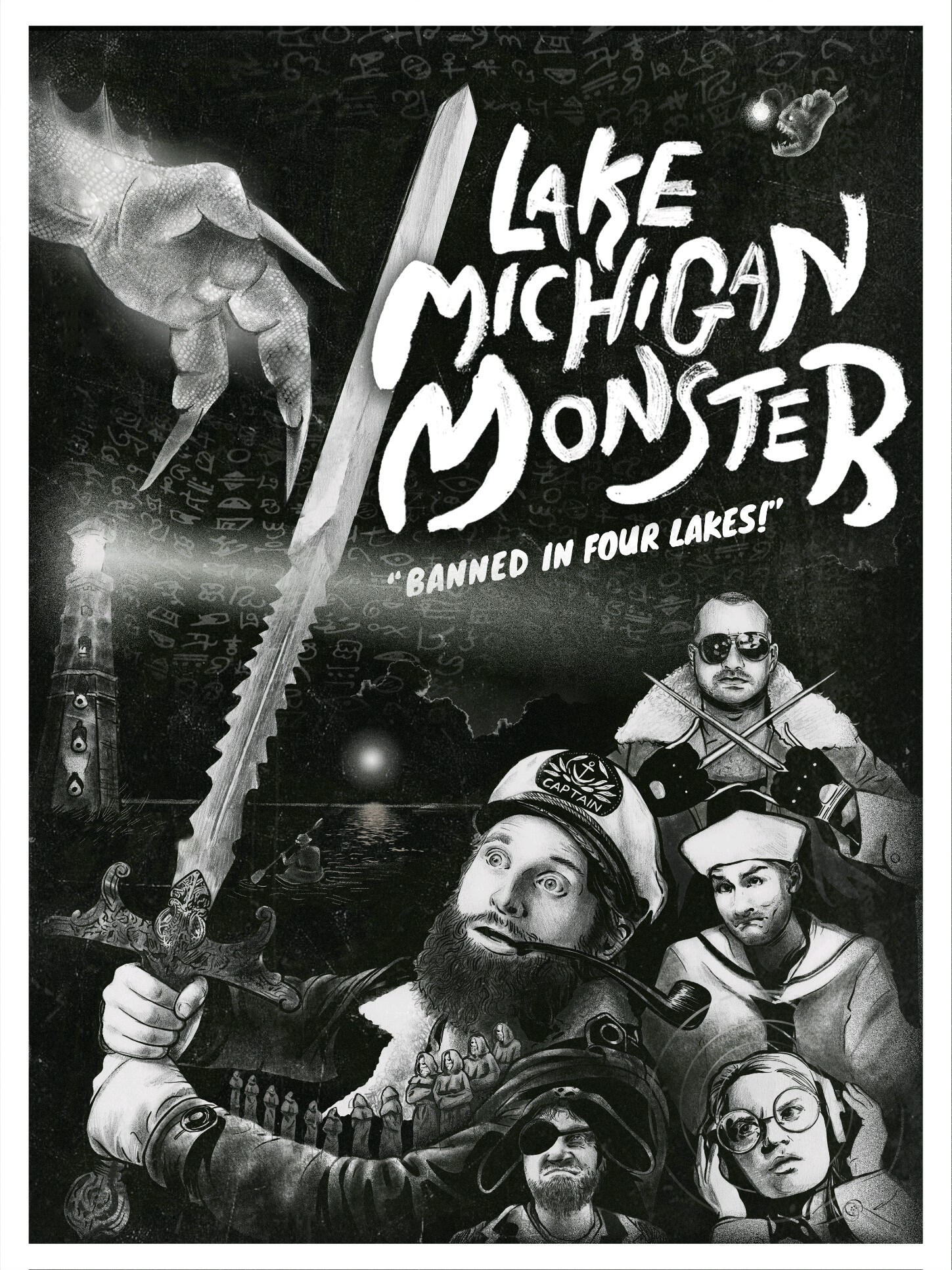 Wayne Frank Tews as Ashcroft in Lake Michigan Monster (2018)
